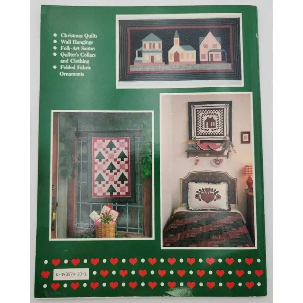 Christmas Memories A Folk Art Celebration Quilt Pattern Book B-99 Nancy Martin